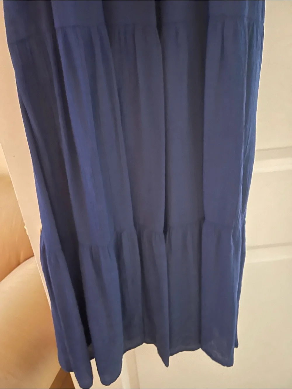 Speed Limit 98 Navy Blue Ruffle Maxi Dress - Picture 5 of 7